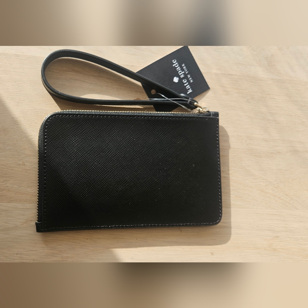 Kate Spade Black Small Wristlet Wallet - Picture 3 of 5